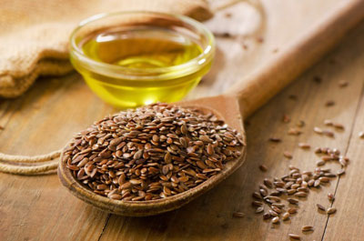 What is the composition of flaxseed oil