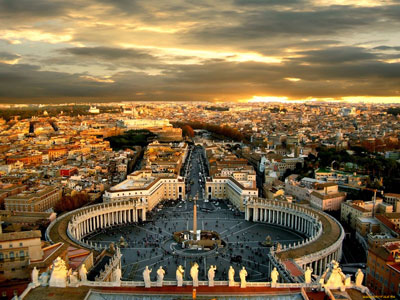Рим в течение нескольких столетий был центром христианского мира